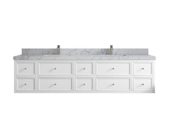 Roswell Floating 84 in. W x 22 in. D Double Sink Bathroom Vanity - photo 43