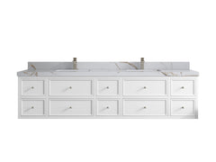 Roswell Floating 84 in. W x 22 in. D Double Sink Bathroom Vanity - photo 15