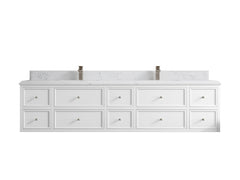 Roswell Floating 84 in. W x 22 in. D Double Sink Bathroom Vanity - photo 27