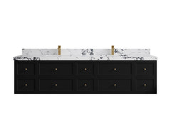 Roswell Floating 84 in. W x 22 in. D Double Sink Bathroom Vanity - photo 41