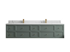 Roswell Floating 84 in. W x 22 in. D Double Sink Bathroom Vanity - photo 23