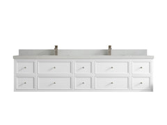 Roswell Floating 84 in. W x 22 in. D Double Sink Bathroom Vanity - photo 13