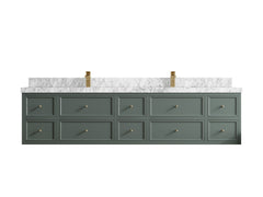 Roswell Floating 84 in. W x 22 in. D Double Sink Bathroom Vanity - photo 11