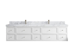 Roswell Floating 84 in. W x 22 in. D Double Sink Bathroom Vanity - photo 21
