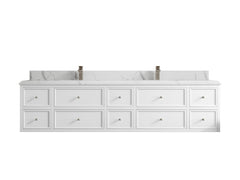 Roswell Floating 84 in. W x 22 in. D Double Sink Bathroom Vanity - photo 25