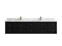 Roswell Floating 84 in. W x 22 in. D Double Sink Bathroom Vanity - photo 11