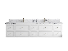 Roswell Floating 84 in. W x 22 in. D Double Sink Bathroom Vanity - photo 41