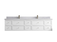 Roswell Floating 84 in. W x 22 in. D Double Sink Bathroom Vanity - photo 19