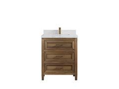 Santa Monica Teak Wood 30 in. W x 22 in. D Single Sink Bathroom Vanity - photo 19