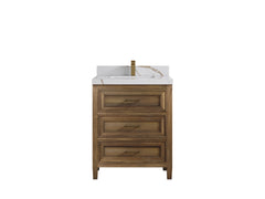 Santa Monica Teak Wood 30 in. W x 22 in. D Single Sink Bathroom Vanity - photo 21