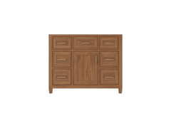 Santa Monica Teak Wood 42 in. W x 22 in. D Single Sink Bathroom Vanity - photo 6
