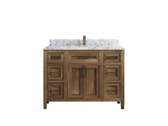 Santa Monica Teak Wood 48 in. W x 22 in. D Single Sink Bathroom Vanity - photo 45