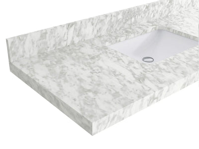 Carrara Marble countertop detail