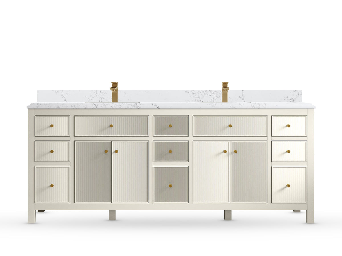 Sonoma 84 Alabaster, DC Empira Quartz, front view