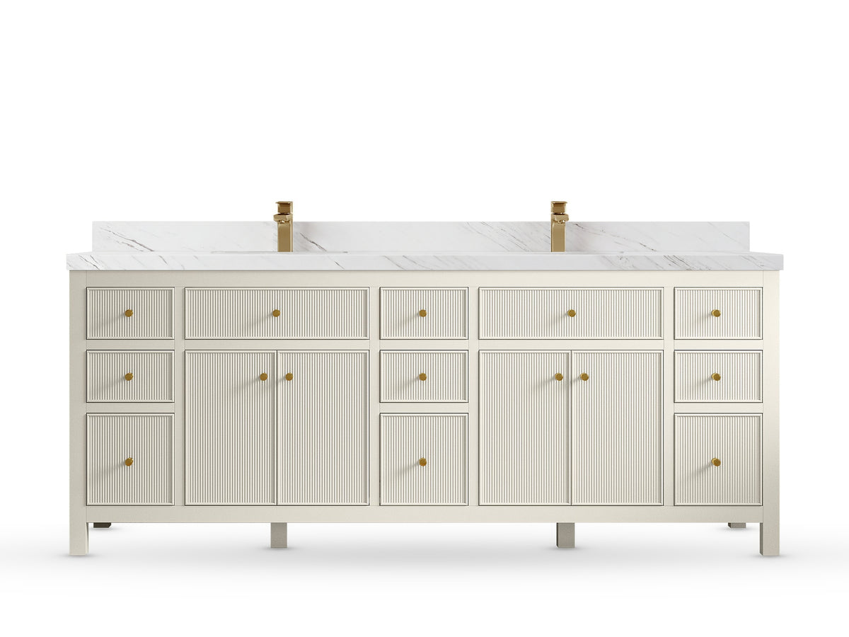 Sonoma 84 Alabaster, Palissandro Quartz, front view