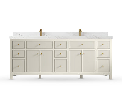 Sonoma 84 Alabaster, Palissandro Quartz, front view