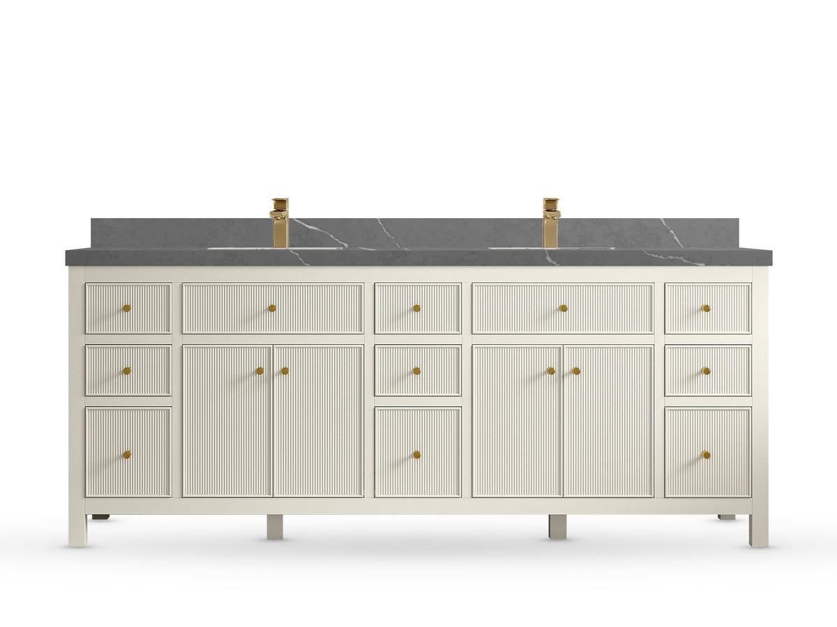 Sonoma 84 Alabaster, Piatra Gray Quartz, front view