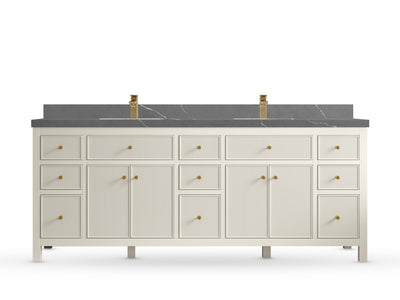 Sonoma 84 Alabaster, Piatra Gray Quartz, front view