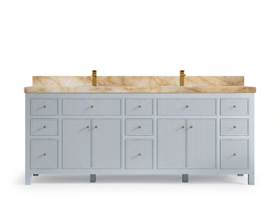 Sonoma 84 Blue Heather, Christallo Quartzite, front view