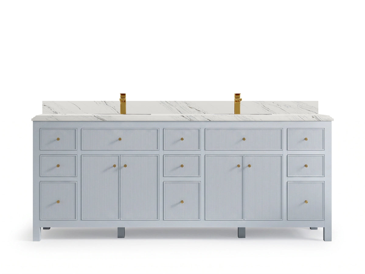 Sonoma 84 Blue Heather, Palissandro Quartz, front view
