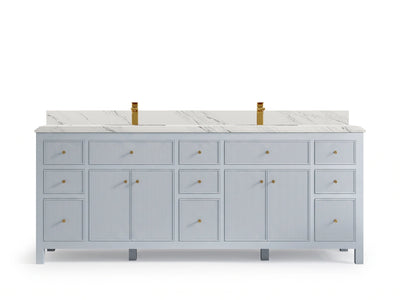 Sonoma 84 Blue Heather, Palissandro Quartz, front view
