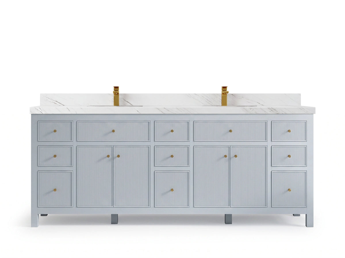 Sonoma 84 Blue Heather, Palissandro Quartz, front view