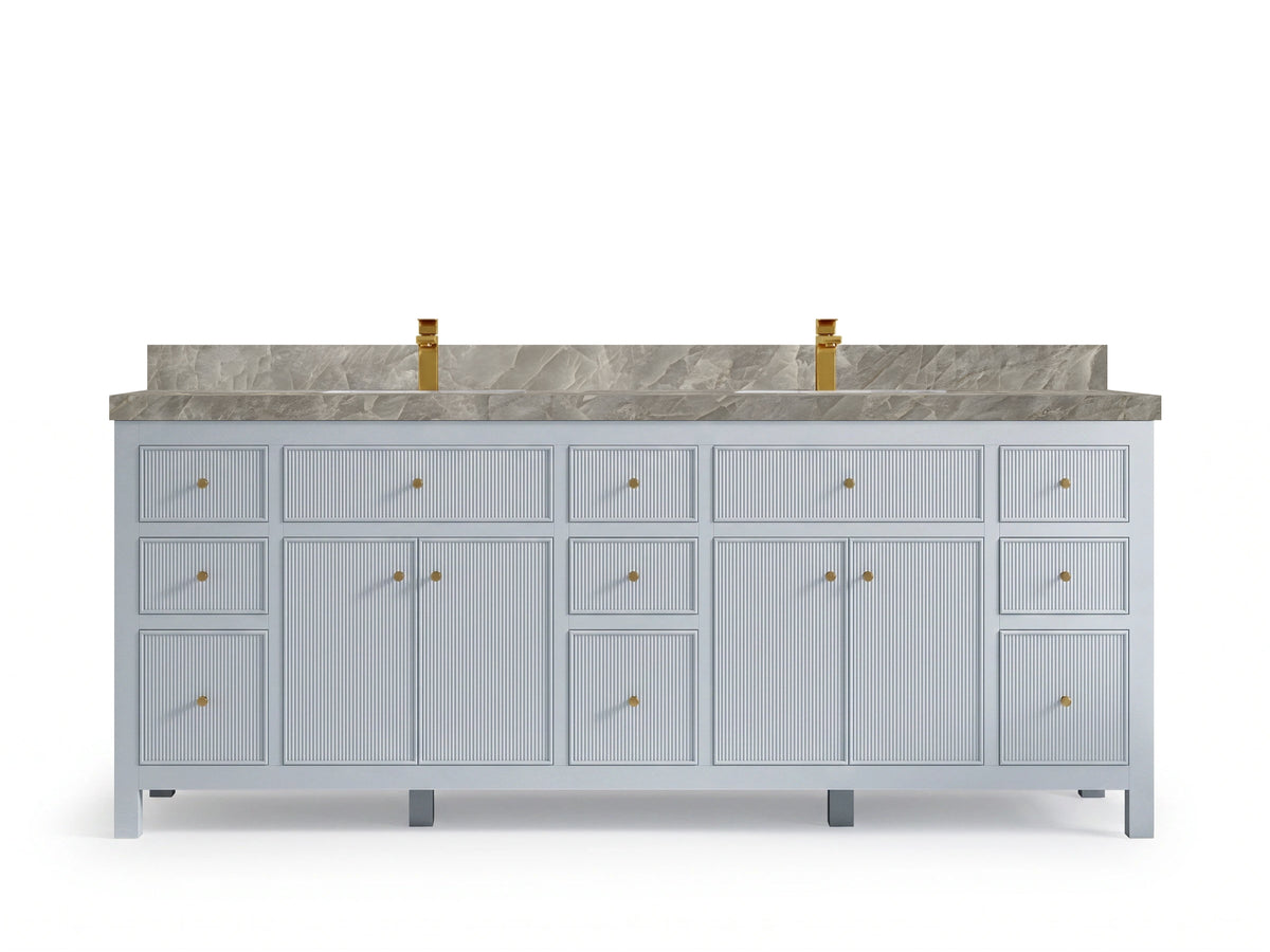 Sonoma 84 Blue Heather, Tajmahal Quartzite, front view