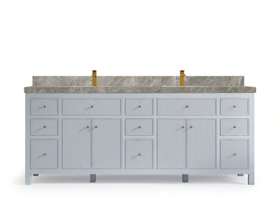 Sonoma 84 Blue Heather, Tajmahal Quartzite, front view