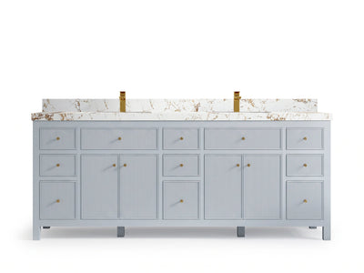 Sonoma 84 Blue Heather, Viola Gold Quartz, front view