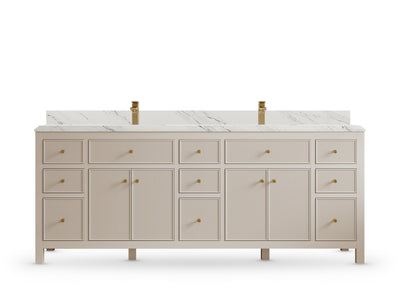 Sonoma 84 Fine Grain Linen Beige, DC Palissandro Quartz, front view