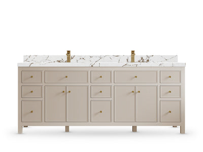 Sonoma 84 Fine Grain Linen Beige, Viola Brown Quartz, front view