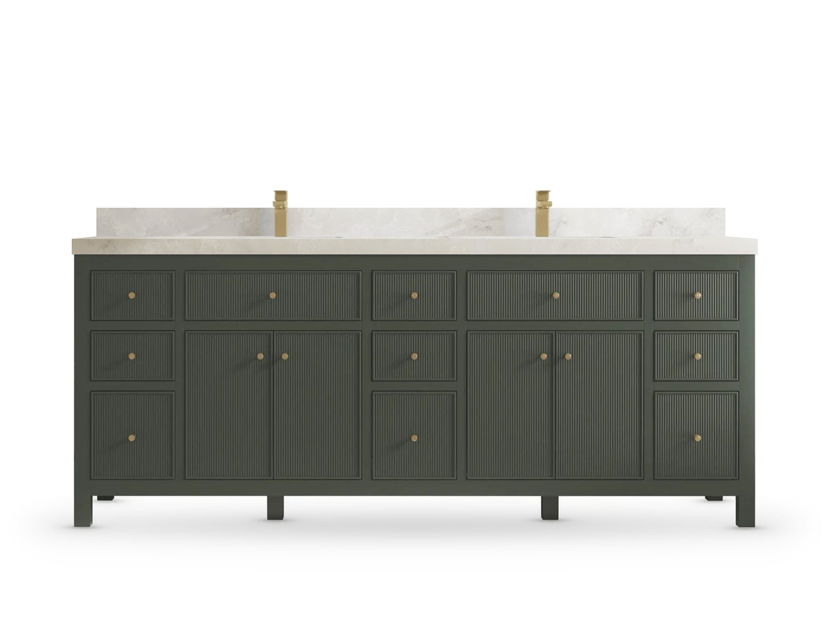 Sonoma 84 Pewter Green, Onyx Quartz, front view