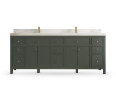 Sonoma 84 Pewter Green, Onyx Quartz, front view
