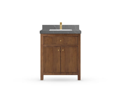 Sonoma Teak Wood 30 in. W x 22 in. D Single Sink Bathroom Vanity