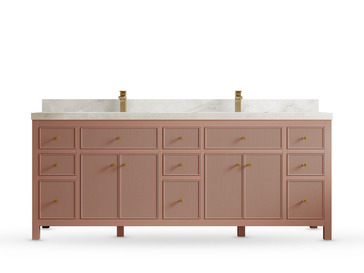 Sonoma 84 Warm Terracotta, Onyx Quartz, front view