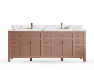 Sonoma 84 Warm Terracotta, Viola Brown Quartz, front view