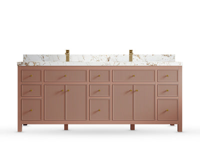 Sonoma 84 Warm Terracotta, Viola Gold Quartz, front view
