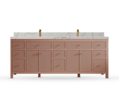 Sonoma 84 Warm Terracotta, Venatino Quartz, front view