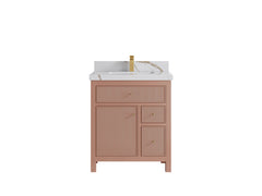 Sonoma 30 in W x 22 in D Reeded Free Standing Single Sink Bathroom Vanity - photo 10