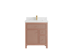 Sonoma 30 in W x 22 in D Reeded Free Standing Single Sink Bathroom Vanity - photo 28