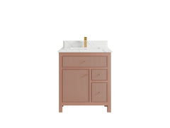 Sonoma 30 in W x 22 in D Reeded Free Standing Single Sink Bathroom Vanity - photo 22