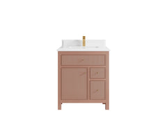 Sonoma 30 in W x 22 in D Reeded Free Standing Single Sink Bathroom Vanity - photo 26