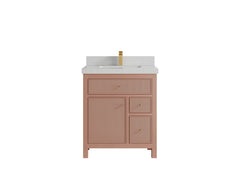 Sonoma 30 in W x 22 in D Reeded Free Standing Single Sink Bathroom Vanity - photo 20