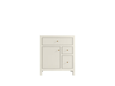 Sonoma 30 in W x 22 in D Free Standing Reeded Single Sink Bathroom Vanity - Willow Bath and Vanity