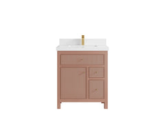 Sonoma 30 in W x 22 in D Reeded Free Standing Single Sink Bathroom Vanity - photo 42
