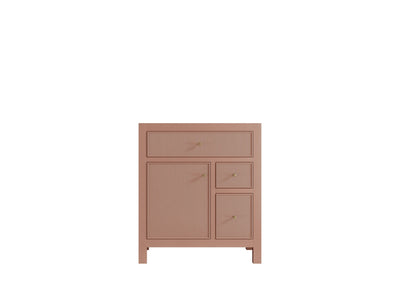 Sonoma 30 in W x 22 in D Free Standing Reeded Single Sink Bathroom Vanity - Willow Bath and Vanity