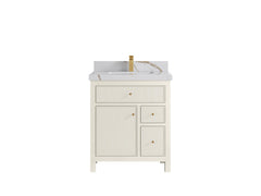 Sonoma 30 in W x 22 in D Reeded Free Standing Single Sink Bathroom Vanity - photo 10