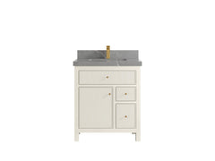 Sonoma 30 in W x 22 in D Reeded Free Standing Single Sink Bathroom Vanity - photo 32