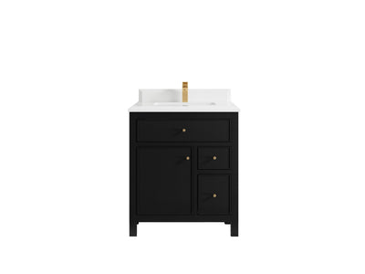 Sonoma 30 in W x 22 in D Reeded Free Standing Single Sink Bathroom Vanity - Willow Bath and Vanity