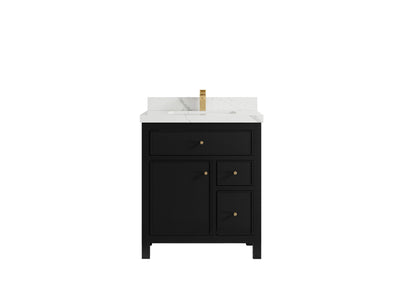 Sonoma 30 in W x 22 in D Reeded Free Standing Single Sink Bathroom Vanity - Willow Bath and Vanity